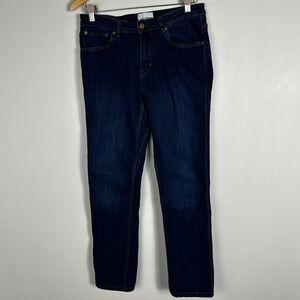 DUER Performance Slim Straight Blue Jeans Womens‎ Denim Size 28 x 32 Classic